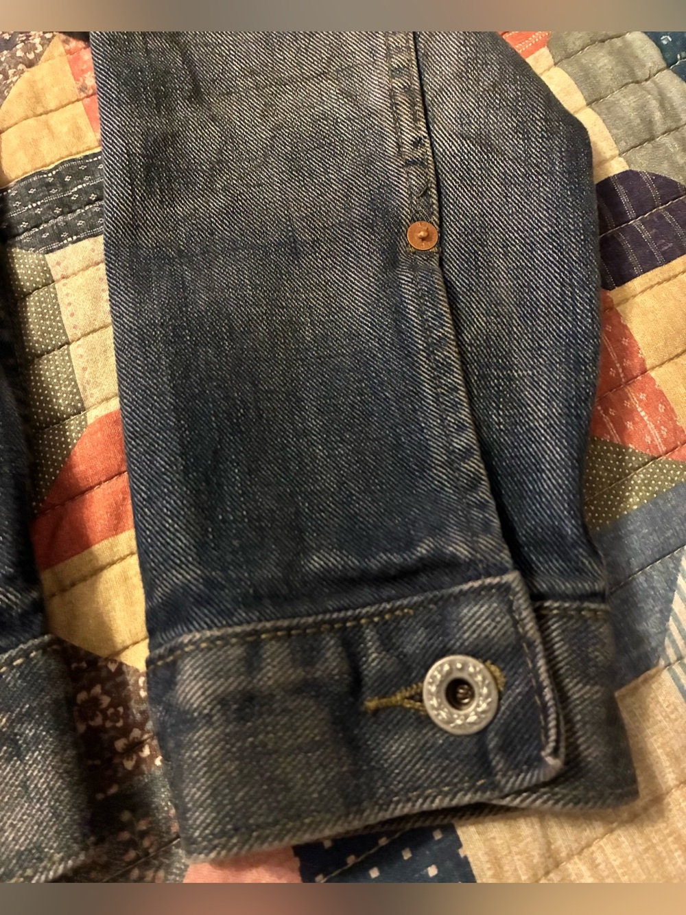 💥RARE💥DOUBLE RL RALPH LAUREN RRL INDIGO TYPE I MILITARY JACKET- SIZE MEDIUM - Picture 8 of 15